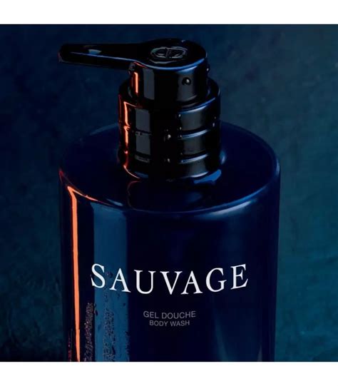 dior sauvage body wash set